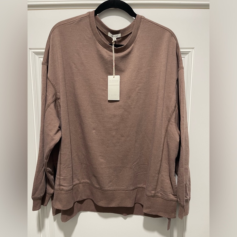 NWT, Z Supply Modern Weekender, Color Milkshake, Size Medium